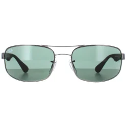 Rayban Sunglasses 3445 004 Gunmetal Green