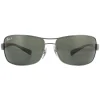 Ray-Ban Sunglasses 3379 004/58 Gunmetal Green Polarized
