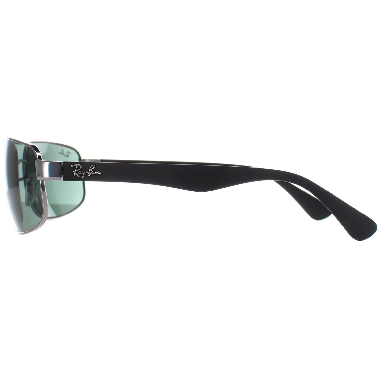 Rayban Sunglasses 3445 004 Gunmetal Green