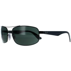 Ray-Ban Sunglasses 3527 006/71 Matt Black Grey Green