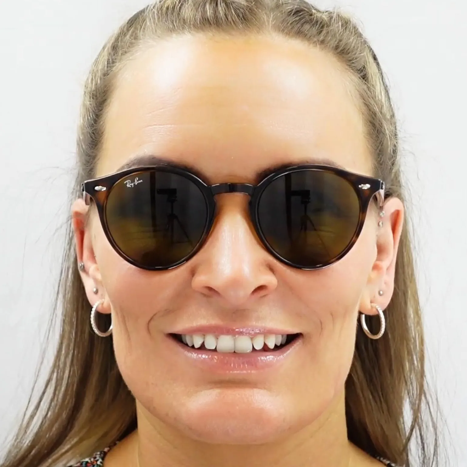 Ray-Ban Sunglasses 2180 710/73 Tortoise Brown B-15 51mm