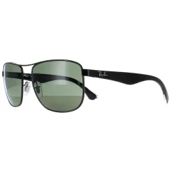 Ray-Ban Sunglasses 3533 002/9A Black & Transparent Green Polarized