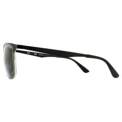 Ray-Ban Sunglasses 3569 90049A Black Silver Green Polarized