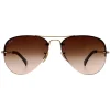 Rayban Sunglasses 3449 Gold Brown Gradient 001/13 59mm