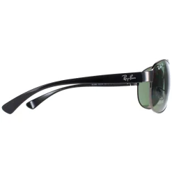 Ray-Ban Sunglasses 3386 Gunmetal Polarized Green 004/9A 63mm