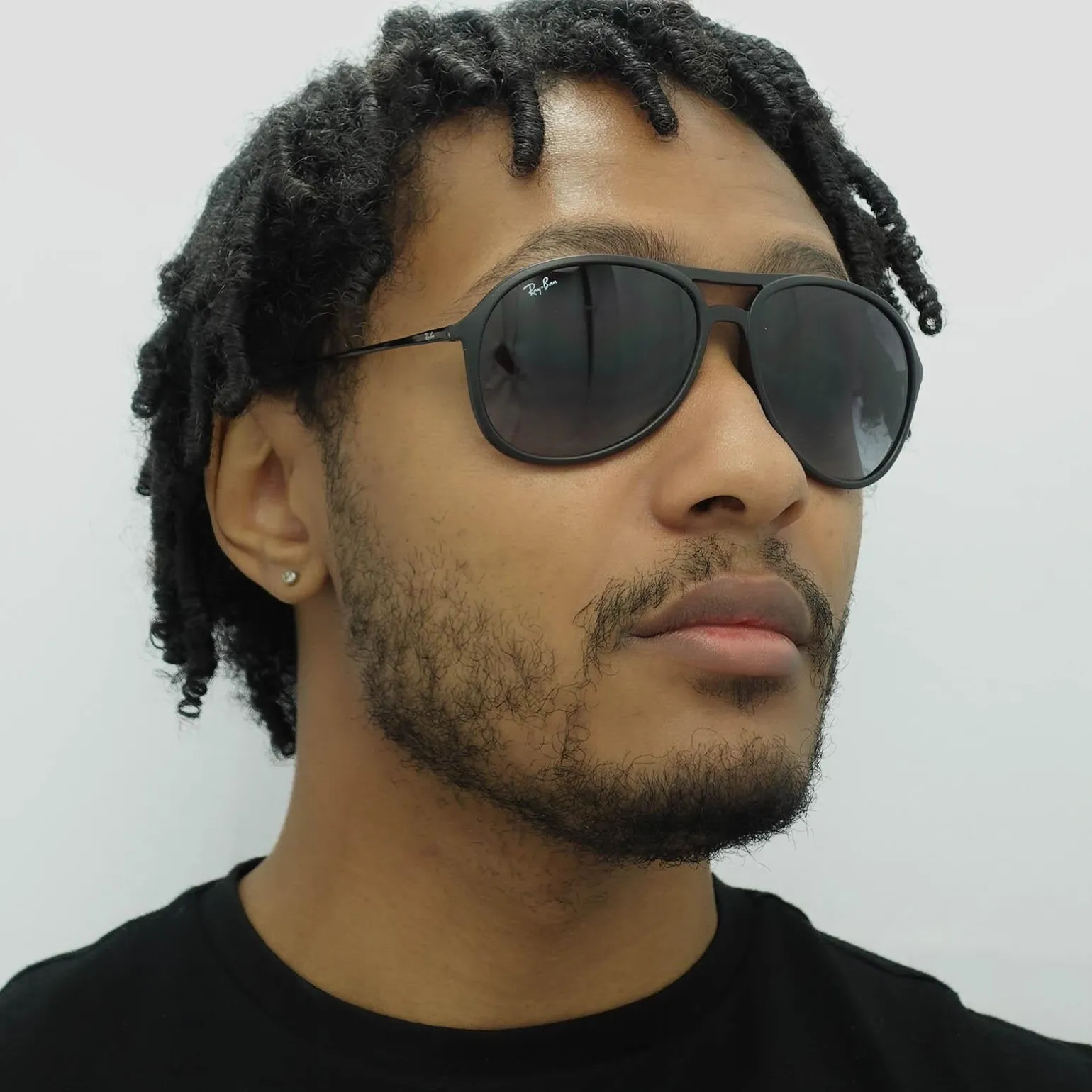 Ray-Ban Sunglasses Alex 4201 622/8G Rubber Black Grey Gradient