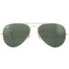 Ray-Ban Sunglasses Aviator 3025 W3234 Gold Green
