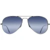 Ray-Ban Sunglasses Aviator 3025 003/3F Silver Light Blue Gradient 58mm