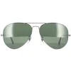 Ray-Ban Sunglasses Aviator 3025 Silver Grey Mirror 003/40 62mm