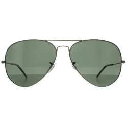 Ray-Ban Sunglasses Aviator RB3025 919131 Matte Transparent Green G-15