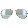 Ray-Ban Sunglasses Aviator 3025 029/30 Gunmetal Green Silver Mirror 58