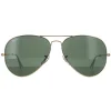 Ray-Ban Sunglasses Aviator 3025 001 Gold Green 62mm