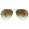 Ray-Ban Sunglasses Aviator RB3025 Gunmetal Brown Gradient 004/51 Large