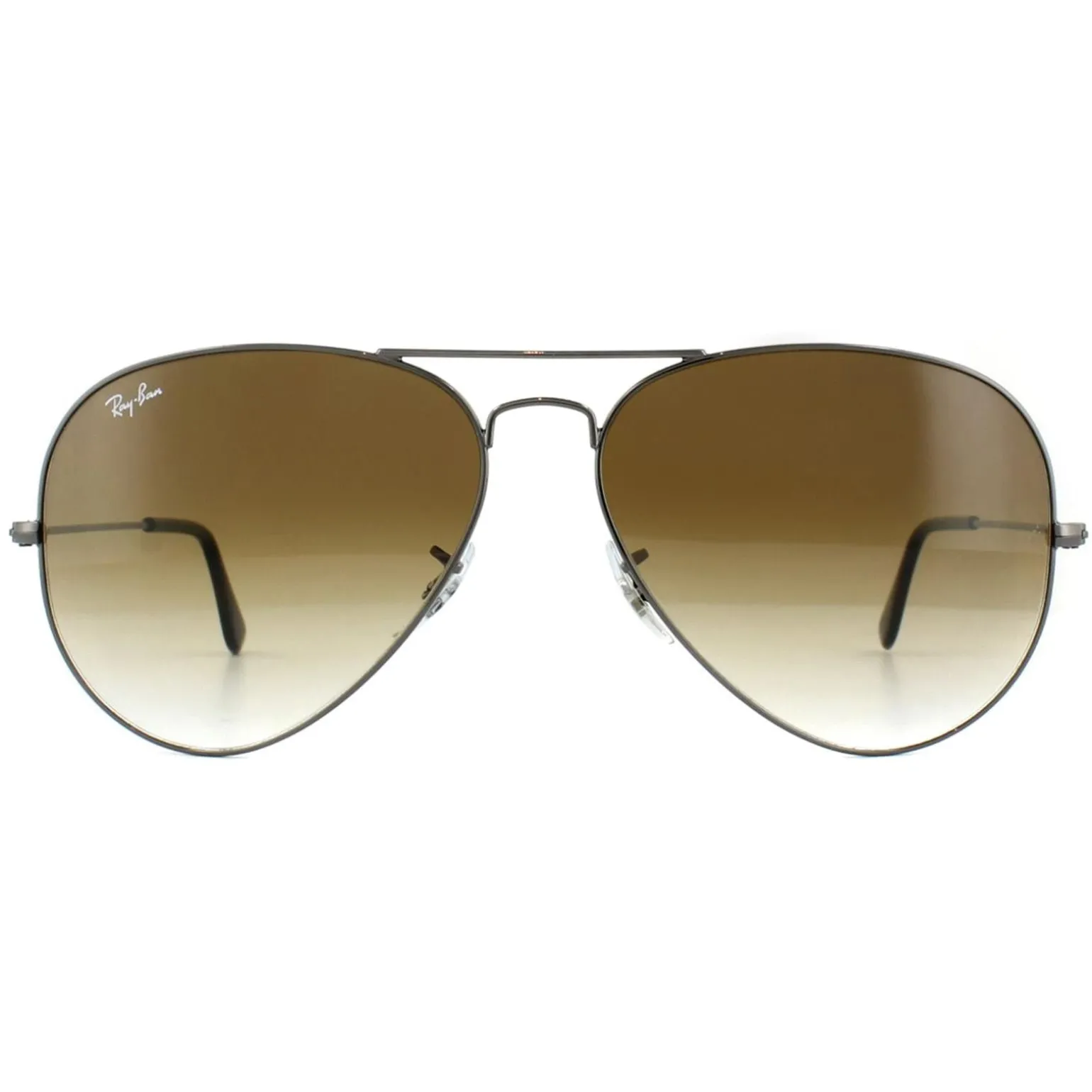 Ray-Ban Sunglasses Aviator RB3025 Gunmetal Brown Gradient 004/51 Large