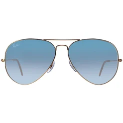 Ray-Ban Sunglasses Aviator 3025 Gold Gradient Light Blue 001/3F