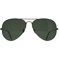 Ray-Ban Sunglasses Aviator 3025 Black Green Polarized 002/58