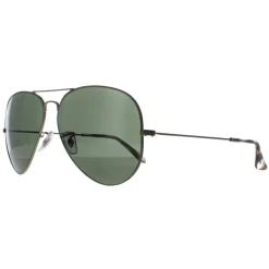 Ray-Ban Sunglasses Aviator RB3025 919131 Matte Transparent Green G-15