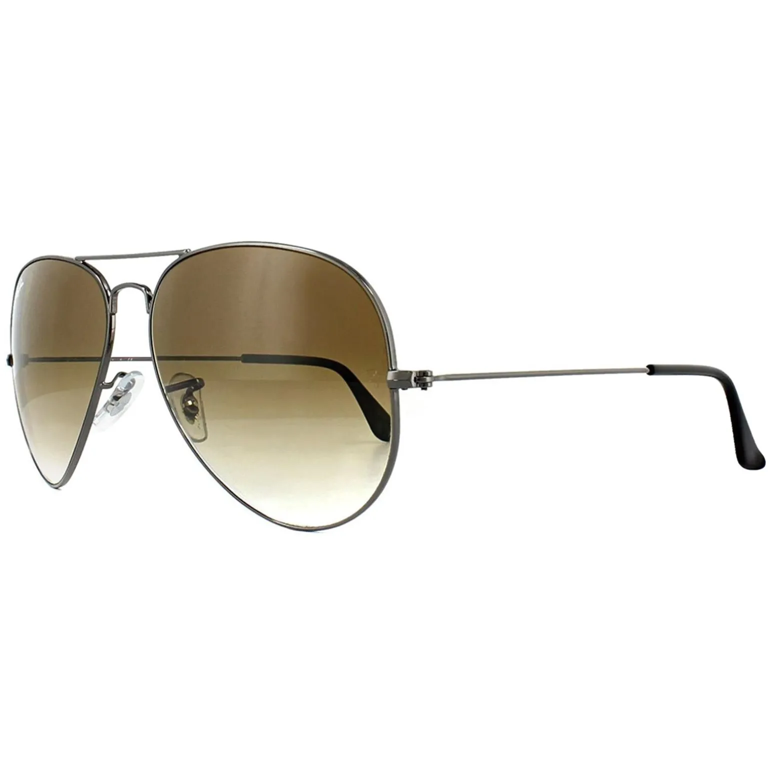 Ray-Ban Sunglasses Aviator RB3025 Gunmetal Brown Gradient 004/51 Large