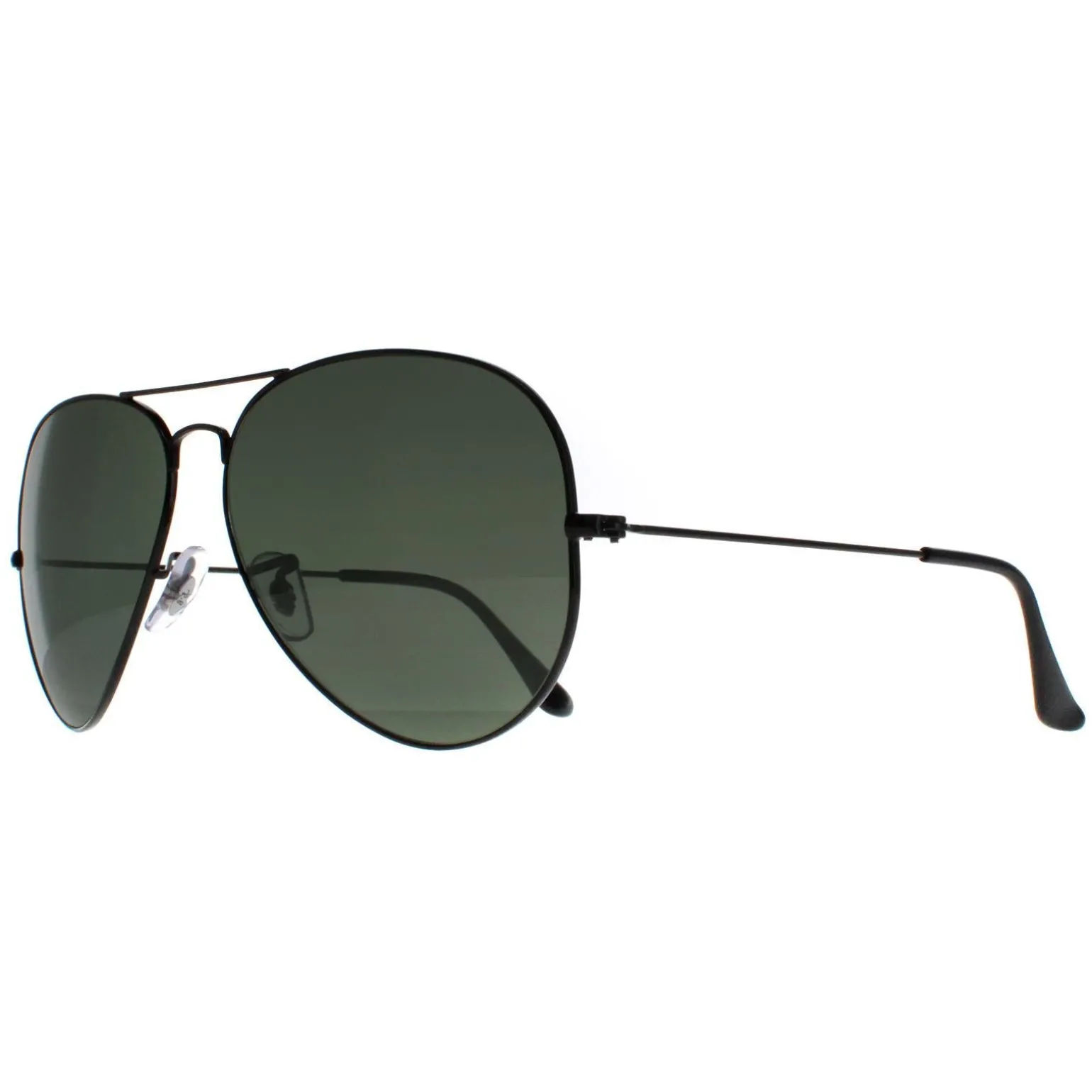 Ray-Ban Sunglasses Aviator 3025 Black Green Polarized 002/58 62mm