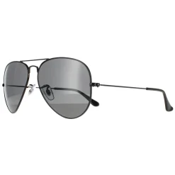 Ray-Ban Sunglasses Aviator 3025 002/48 Polished Black Black Polarized