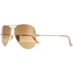 Ray-Ban Sunglasses Aviator 3025 112/M2 Shiny Gold Brown Gradient Polar