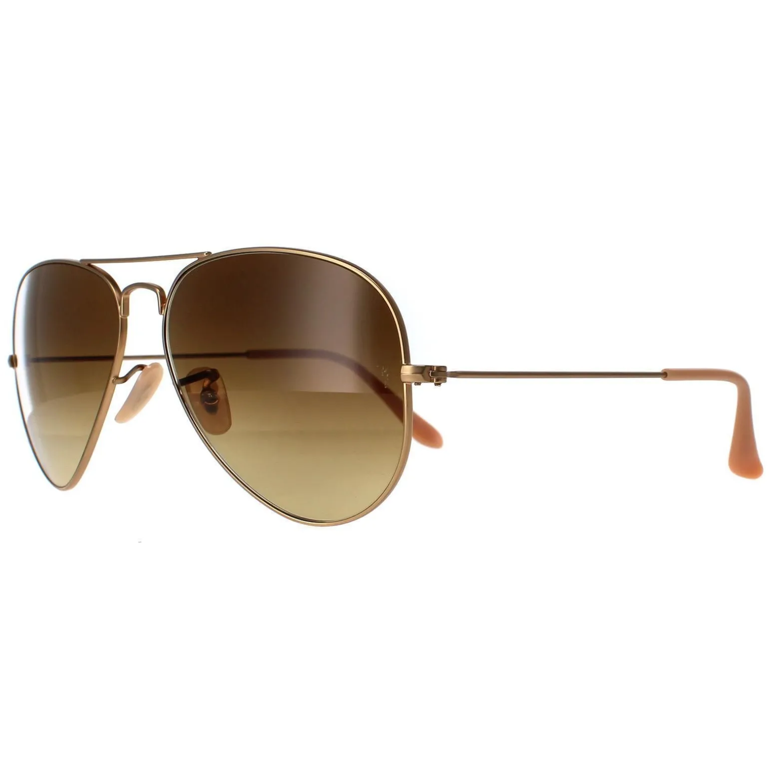 Ray-Ban Sunglasses Aviator 3025 112/85 Matt Gold Brown Gradient