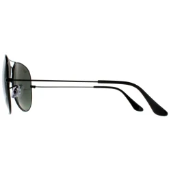 Ray-Ban Sunglasses Aviator 3025 Black Green Polarized 002/58 62mm