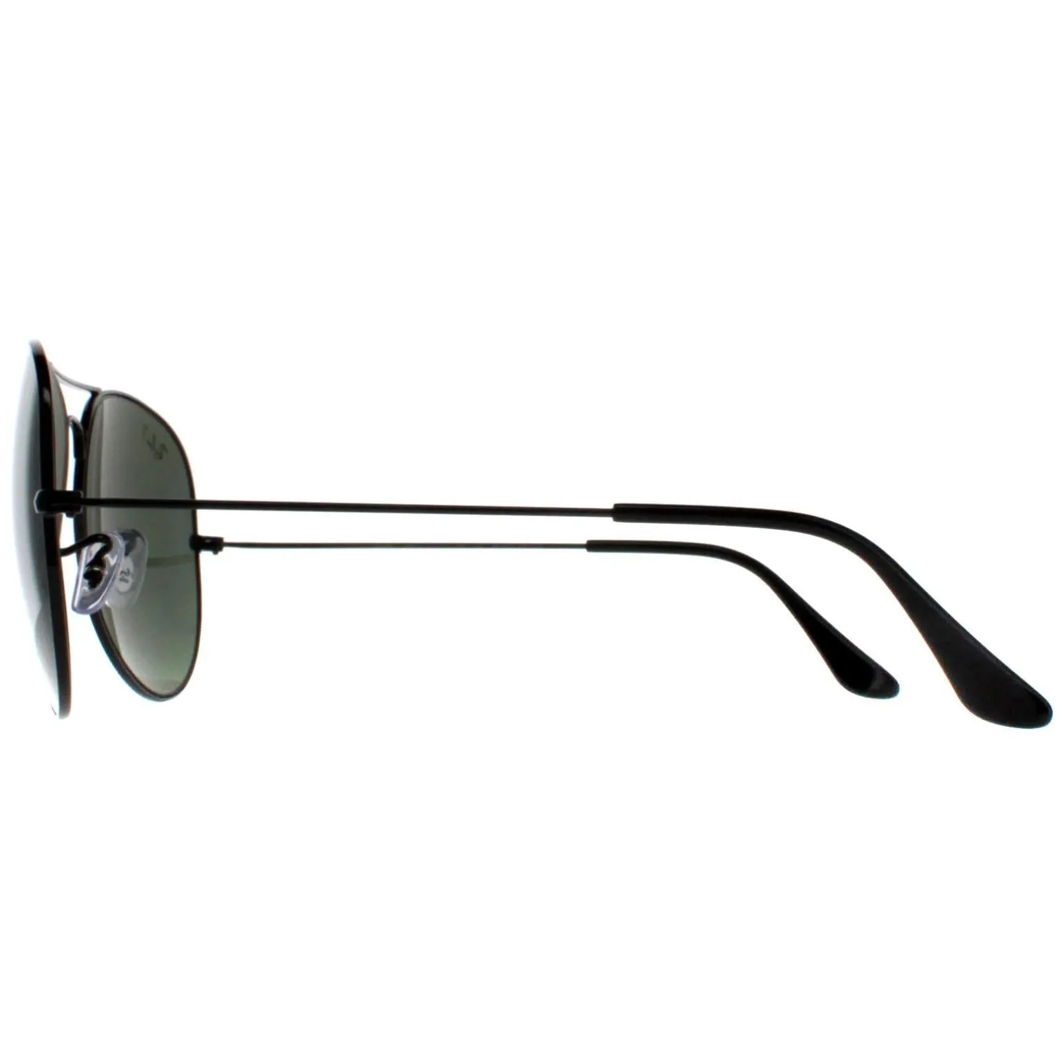 Ray-Ban Sunglasses Aviator 3025 Black Green Polarized 002/58 62mm