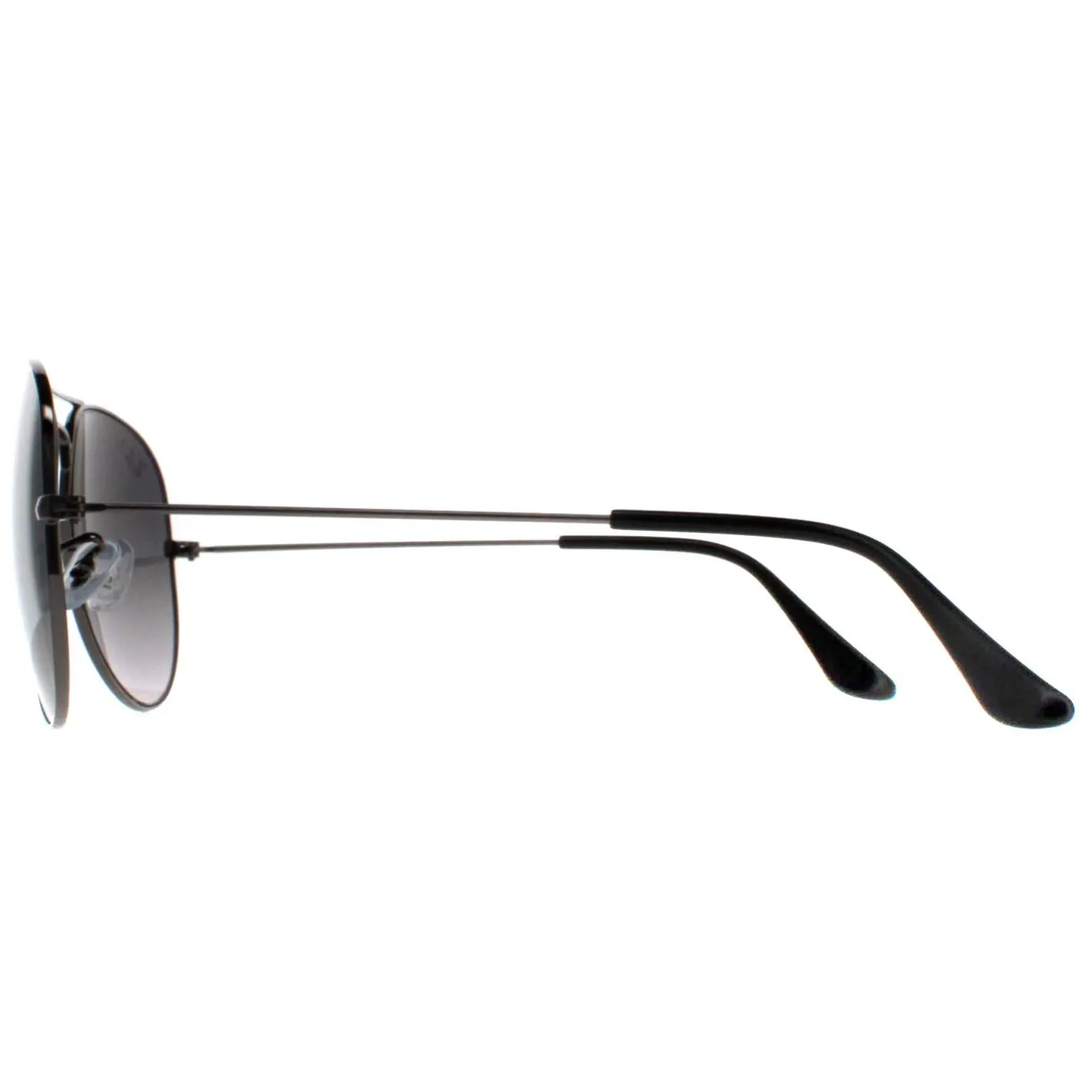 Ray-Ban Sunglasses Aviator 3025 Gunmetal Polarized Blue Gradient Grey