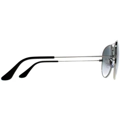 Ray-Ban Sunglasses Aviator 3025 Silver Gradient Light Blue 003/3F 55mm