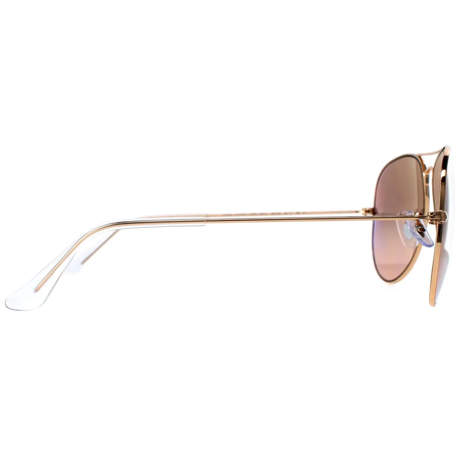 Ray-Ban Sunglasses Aviator 3025 Gold Brown-Pink Silver Mirror 001/3E 5