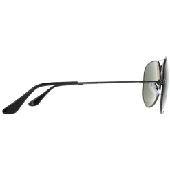 Ray-Ban Sunglasses Aviator 3025 W3361 Polished Black Green G-15 Polari