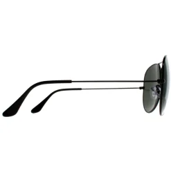 Ray-Ban Sunglasses Aviator 3025 Black Green Polarized 002/58 62mm