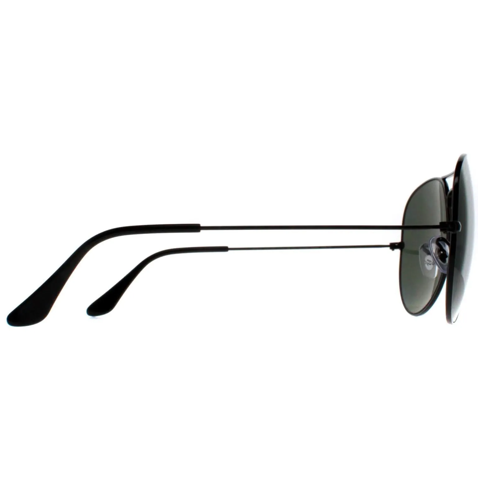 Ray-Ban Sunglasses Aviator 3025 Black Green Polarized 002/58 62mm