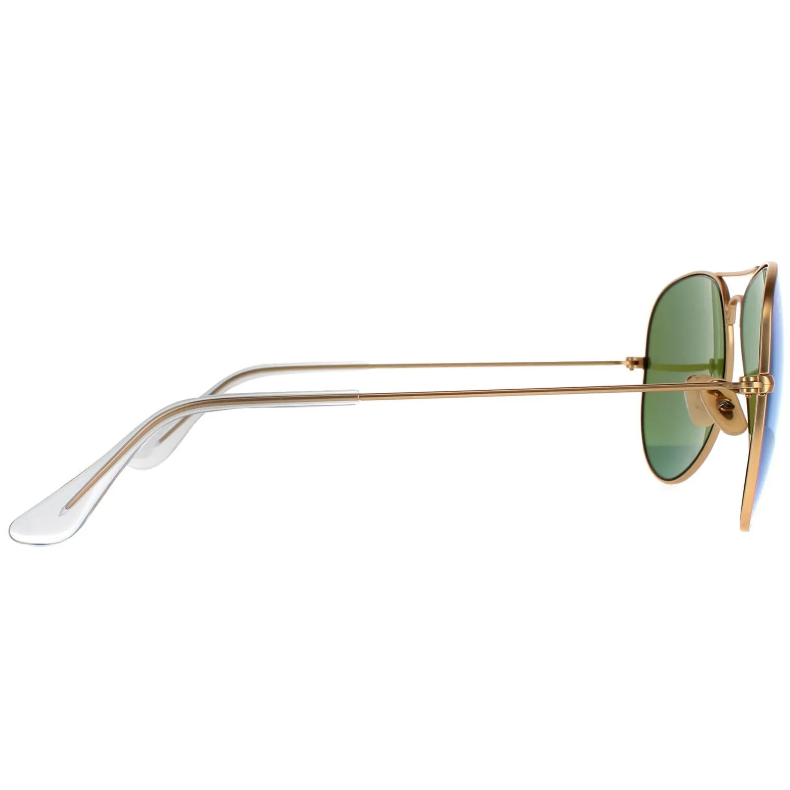 Ray-Ban Sunglasses Aviator 3025 112/4L Matt Gold Blue Mirror Polarized
