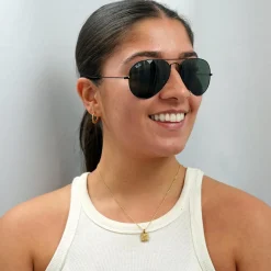 Ray-Ban Sunglasses Aviator 3025 L2823 Black Green