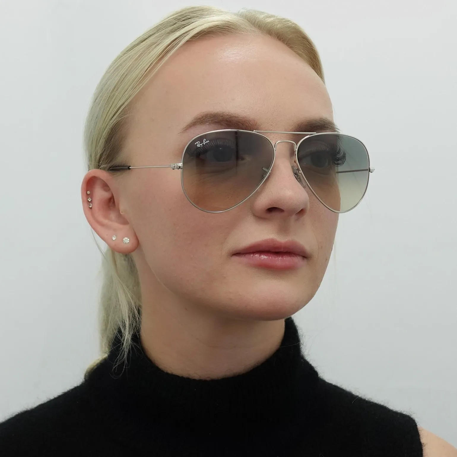 Ray-Ban Sunglasses Aviator 3025 003/32 Silver Grey Gradient 55mm