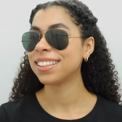 Ray-Ban Sunglasses Aviator 3025 W0879 Gunmetal Green