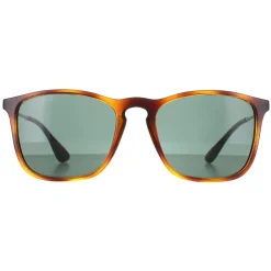 Ray-Ban Sunglasses Chris 4187 710/71 Tortoise & Gunmetal Green