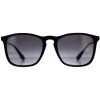 Ray-Ban Sunglasses Chris 4187 622/8G Rubber Black Gradient Grey