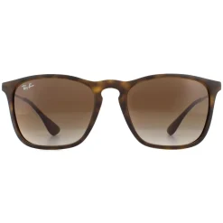 Ray-Ban Sunglasses Chris 4187 856/13 Rubber Havana Gradient Brown