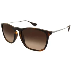 Ray-Ban Sunglasses Chris 4187 856/13 Rubber Havana Gradient Brown