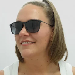 Ray-Ban Sunglasses Chris 4187 622/8G Rubber Black Gradient Grey