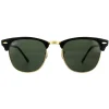 Ray-Ban Sunglasses Clubmaster 3016 W0365 Black Green G-15 Large 51mm