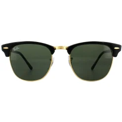 Ray-Ban Sunglasses Clubmaster 3016 W0365 Black Green G-15 Large 51mm