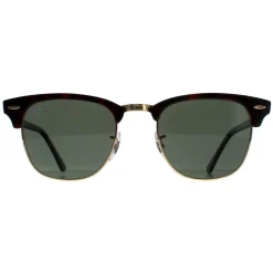 Ray-Ban Sunglasses Clubmaster 3016 990/58 Red Havana Green Polarized S