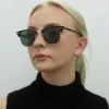 Rayban Sunglasses Clubmaster 3016 990/58 Red Havana Green Polarized La