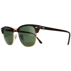 Ray-Ban Sunglasses Clubmaster 3016 W0366 Havana Green G-15 Large 51mm