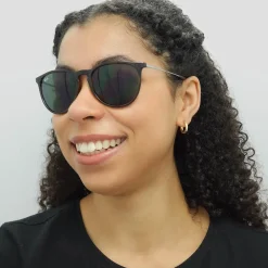 Ray-Ban Sunglasses Erika 4171 710/71 Tortoise & Gunmetal Green