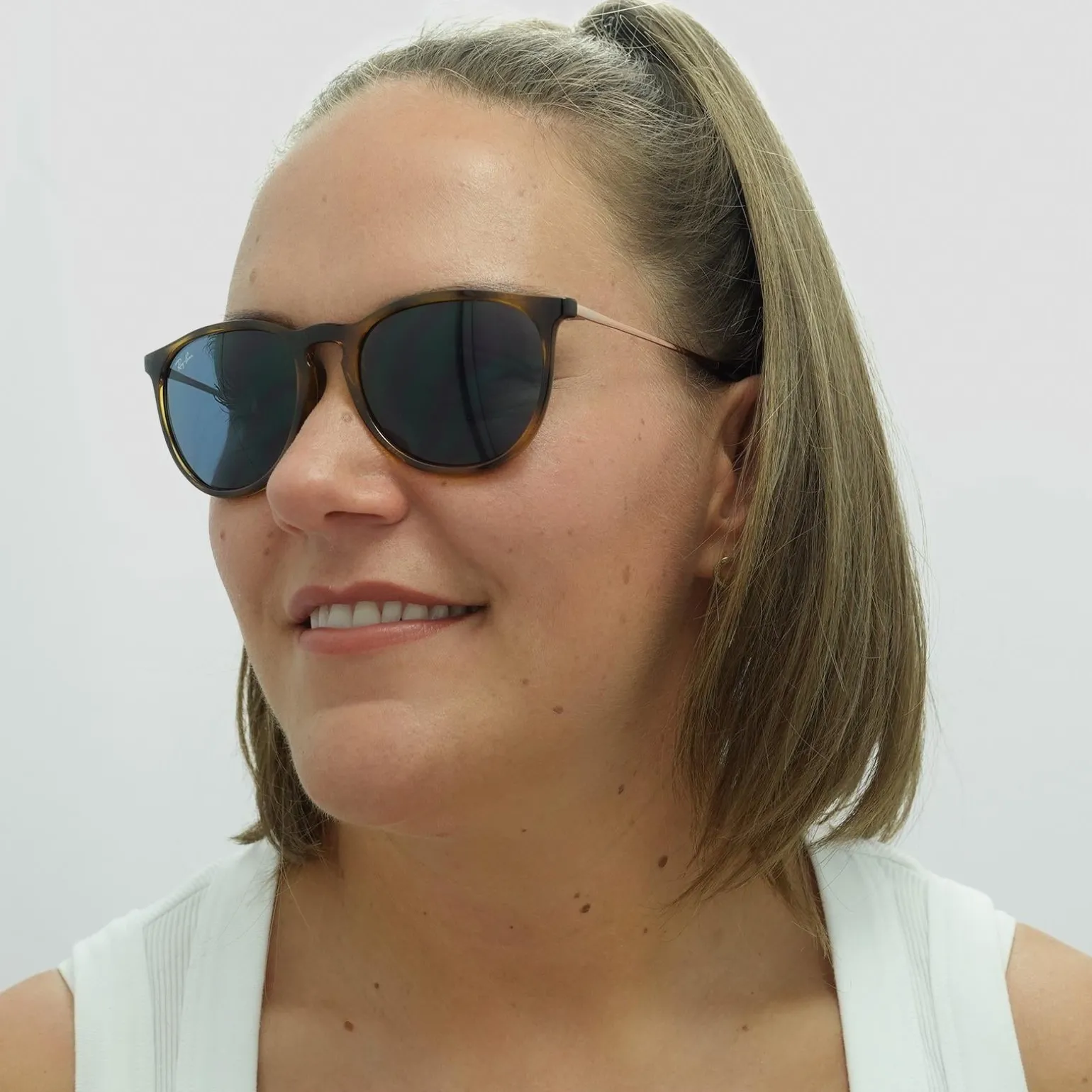 Ray-Ban Sunglasses Erika 4171 639080 Havana Dark Blue